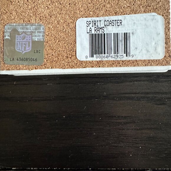 NFL Team Coasters Seahawks Broncos Rams Chargers Ceramic Mixed Set of 4 - Picture 12 of 12